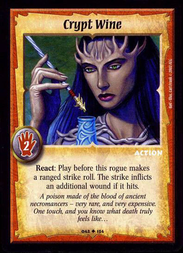 Warlord Saga of the Storm : Crypt Wine - U - NoV