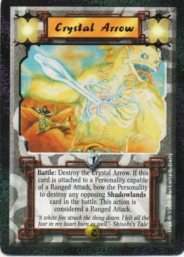 L5R : ITEM : Crystal Arrow (Shadowlands R.C. (SL)) - "FIXED REPRINT"