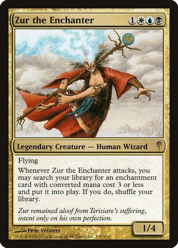 Magic the Gathering (MTG) : Zur the Enchanter (Coldsnap (CSP)) - R  (SPLD+)