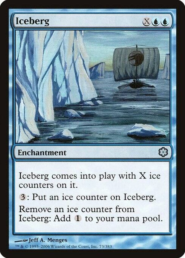 Magic : The Gathering (MTG) : Iceberg - (Coldsnap Theme Decks) - U