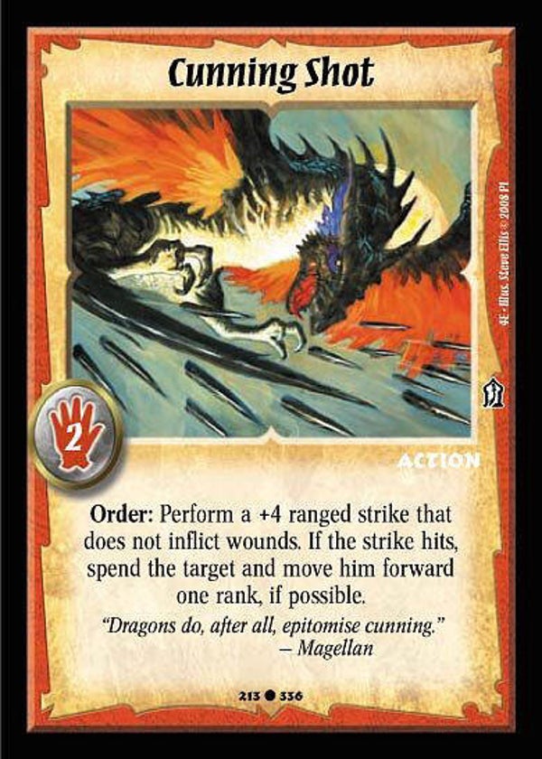 Warlord Saga of the Storm : Cunning Shot - C - 4E