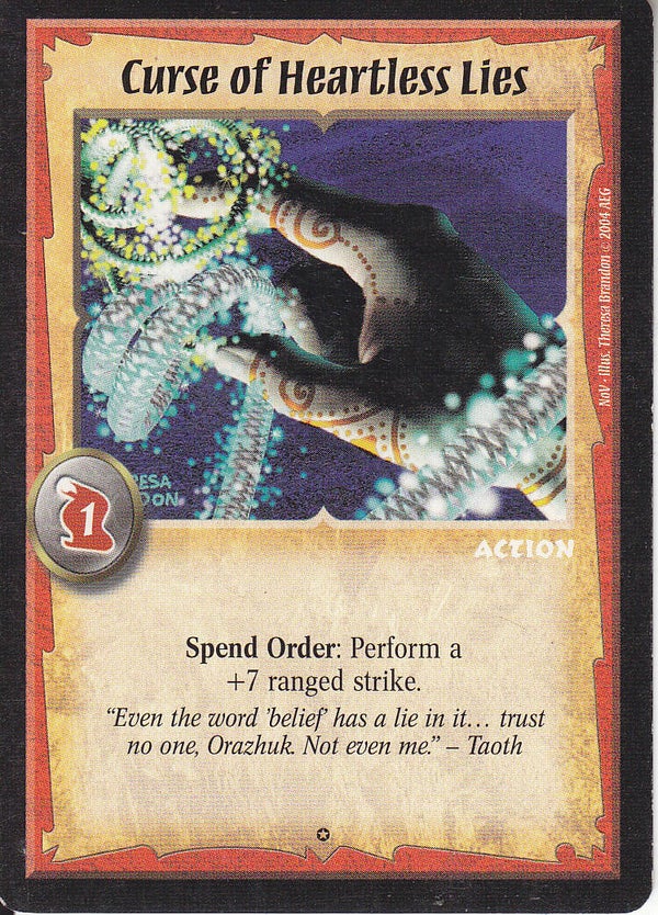 Warlord Saga of the Storm : Curse of Heartless Lies (CE Deck special BUGGED)