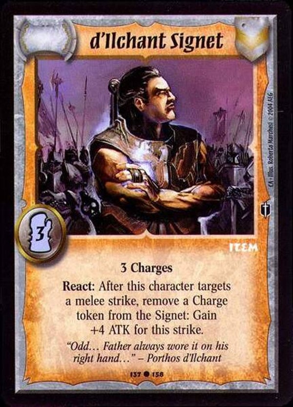 Warlord Saga of the Storm : d'Ilchant Signet - C - CA