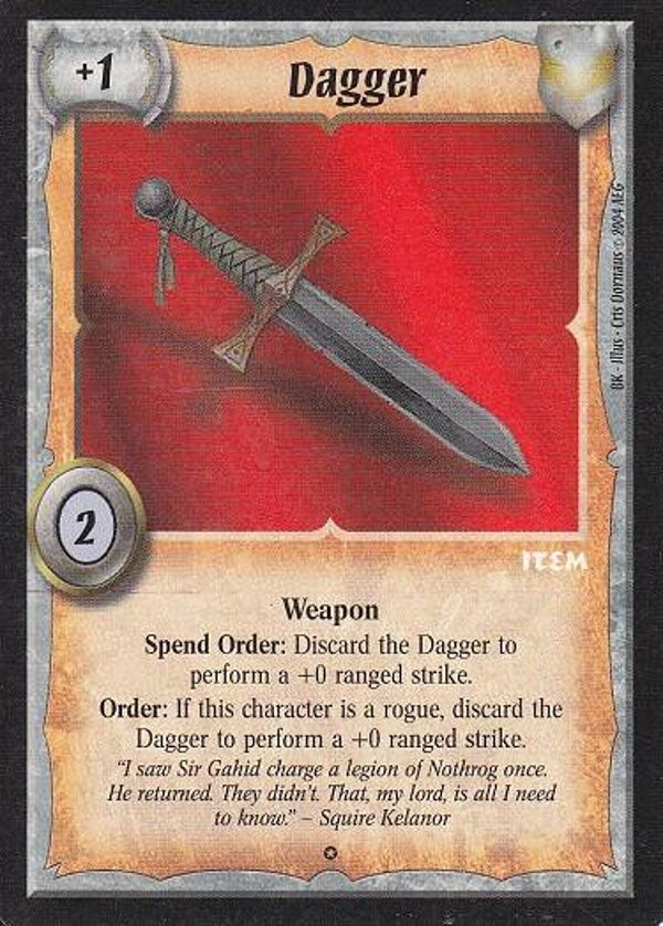 Warlord Saga of the Storm : Dagger (CE Deck special BUGGED)