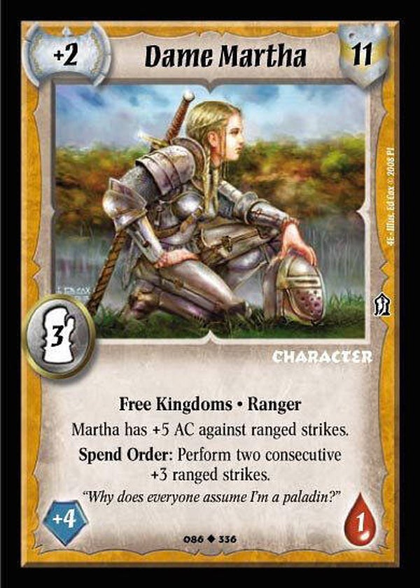 Warlord Saga of the Storm : Dame Martha - U - 4E