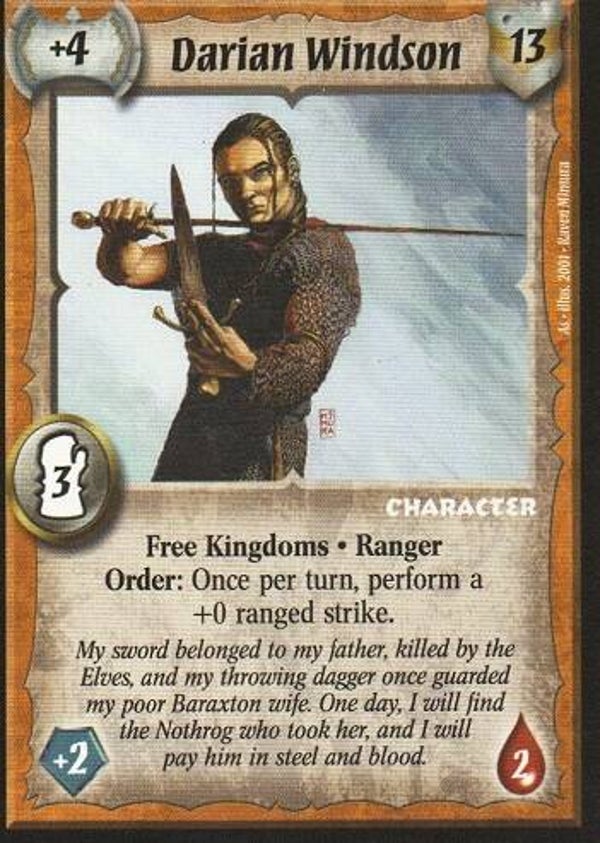 Warlord Saga of the Storm : Darian Windson (BK Deck special)