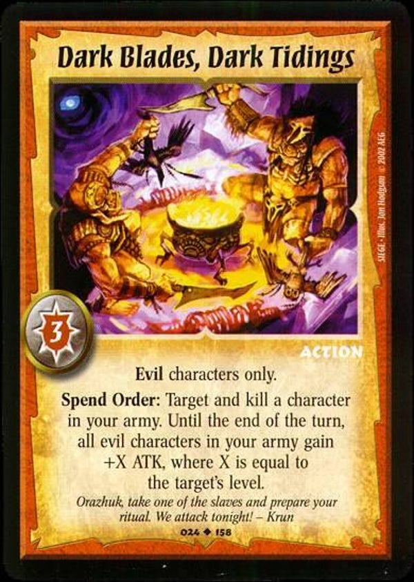 Warlord Saga of the Storm : Dark Blades, Dark Tidings - U - SI