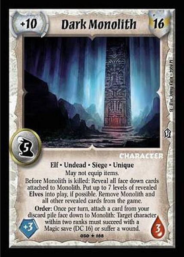 Warlord Saga of the Storm : Dark Monolith - R - (Shattered Empires) SE