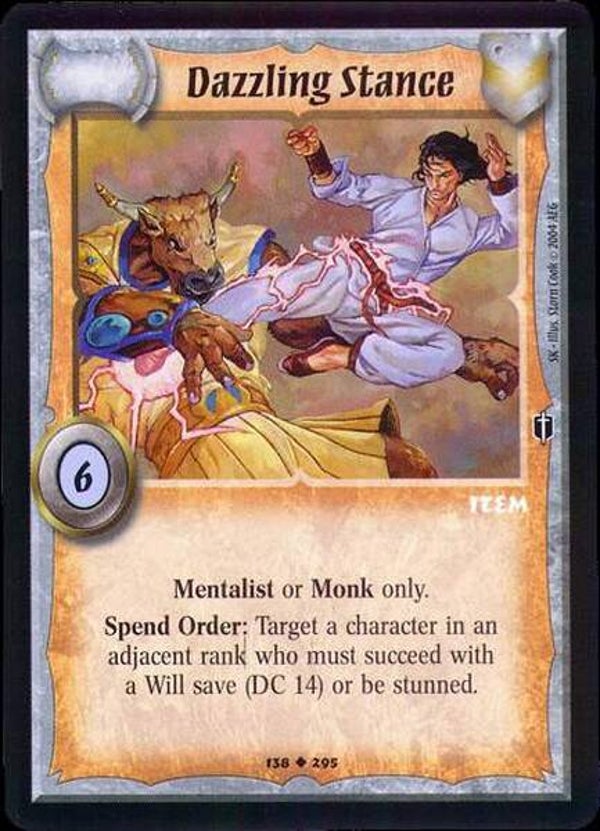 Warlord Saga of the Storm : Dazzling Stance - U - SK