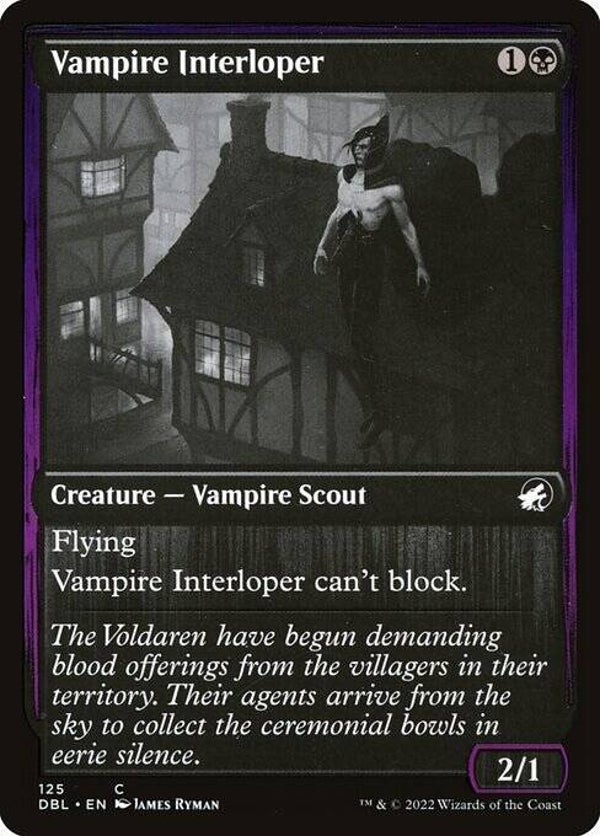 Magic : The Gathering (MTG) : Vampire Interloper (Innistrad : Double Feature (DBL)) - C