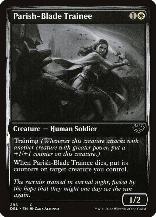 Magic : The Gathering (MTG) : Parish-Blade Trainee (Innistrad : Double Feature (DBL)) - C
