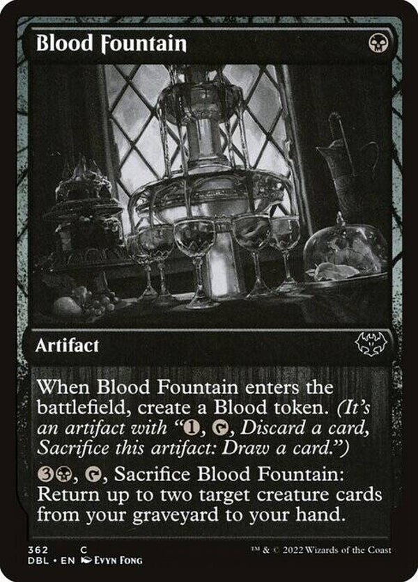 Magic : The Gathering (MTG) : Blood Fountain (Innistrad : Double Feature (DBL)) - C