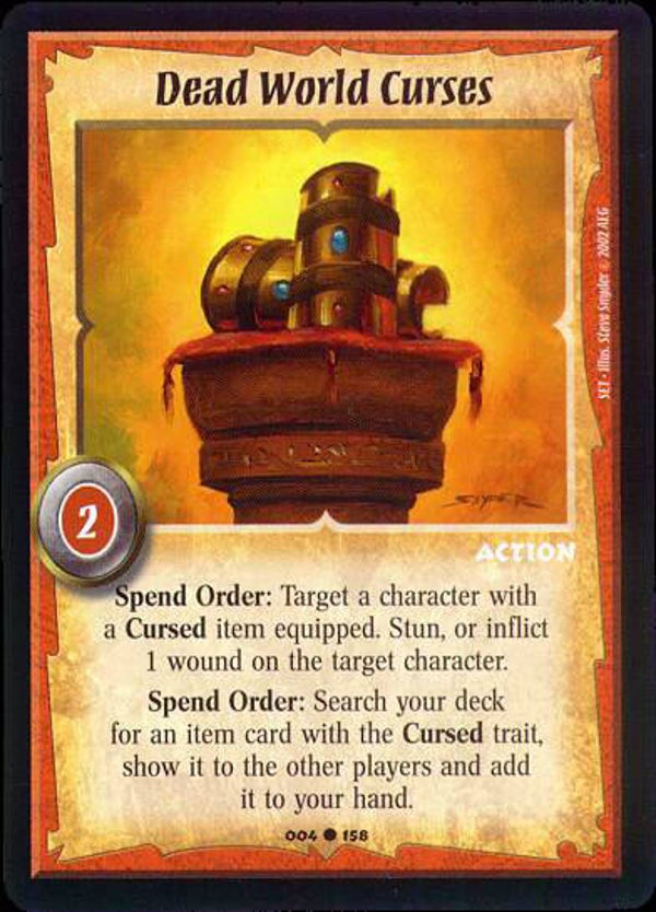 Warlord Saga of the Storm : Dead World Curses - C - DOM