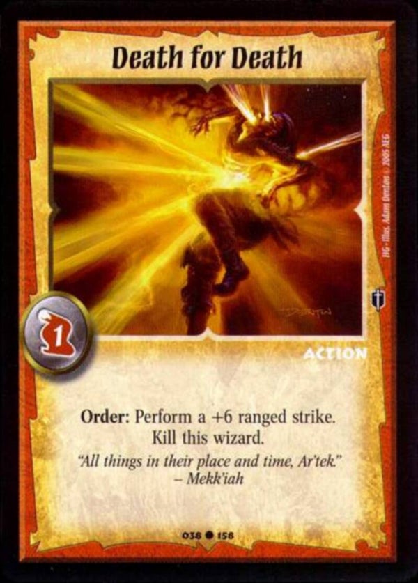 Warlord Saga of the Storm : Death for Death - C - HG