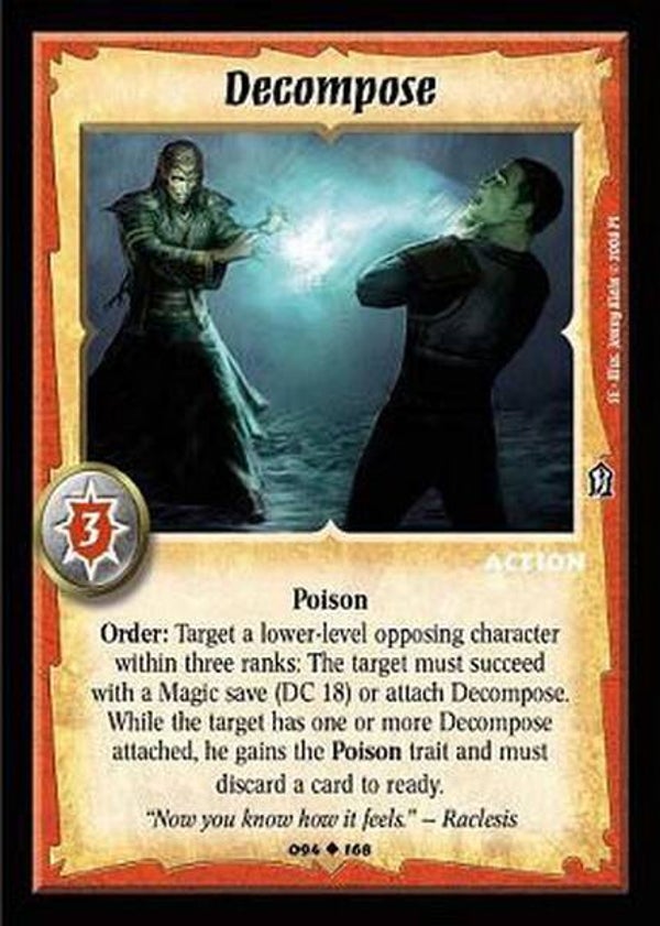 Warlord Saga of the Storm : Decompose - U - (Shattered Empires) SE