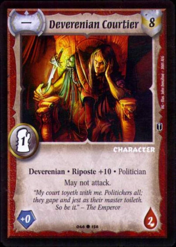 Warlord Saga of the Storm : Deverenian Courtier - C - HG