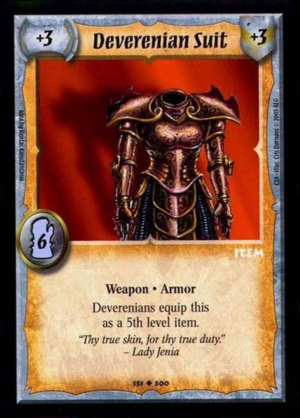 Warlord Saga of the Storm : Deverenian Suit - U - C2A