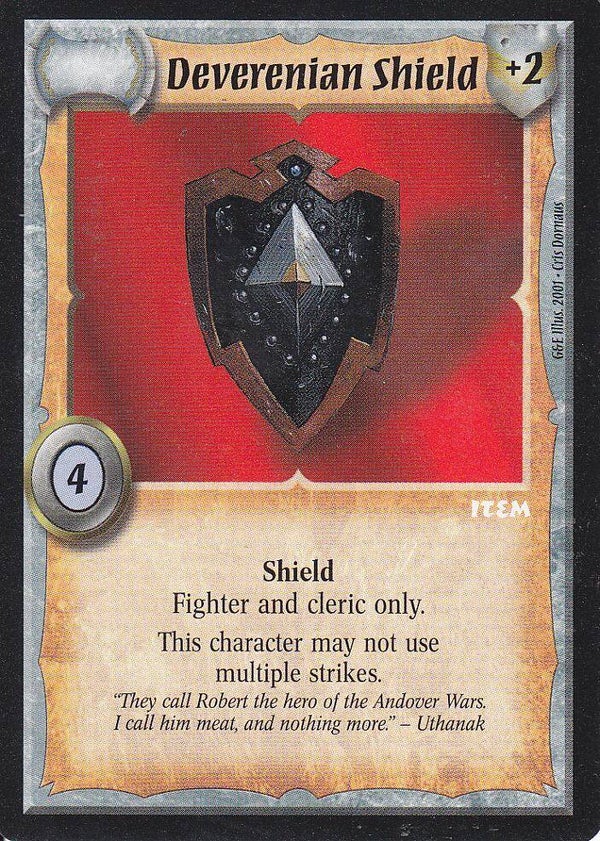 Warlord Saga of the Storm : Deverenian Shield (G&E Deck special)