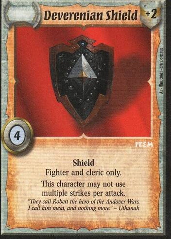 Warlord Saga of the Storm : Deverenian Shield (BK Deck special)