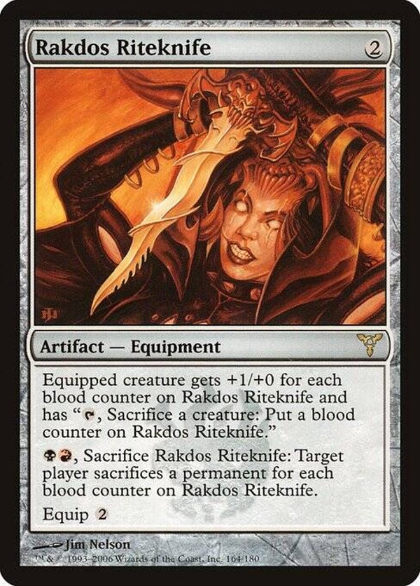 Magic the Gathering (MTG) : Rakdos Riteknife (Dissension (DIS)) - R