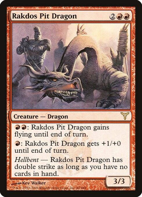 Magic the Gathering (MTG) : Rakdos Pit Dragon (Dissension (DIS)) - R