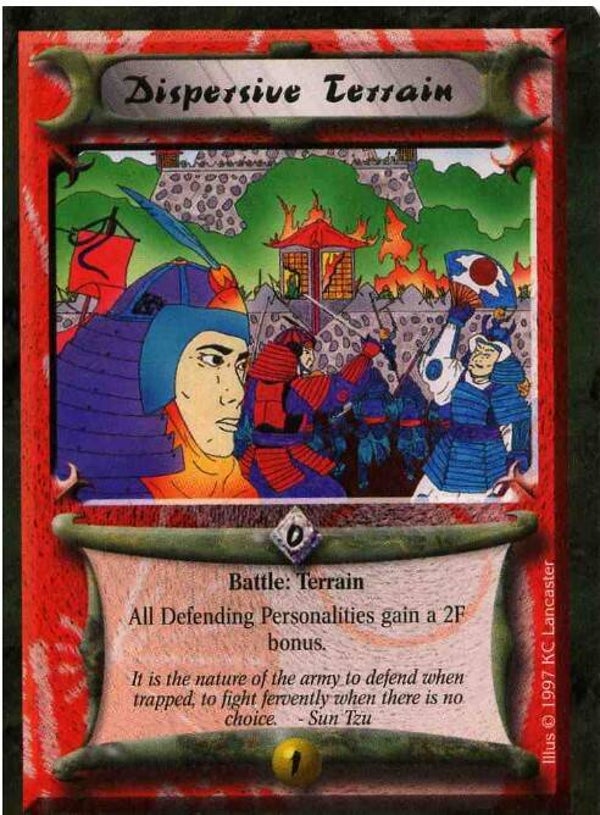 L5R : STRATEGY : Dispersive Terrain (Crimson and Jade R.C. (CaJ)) - "FIXED REPRINT"