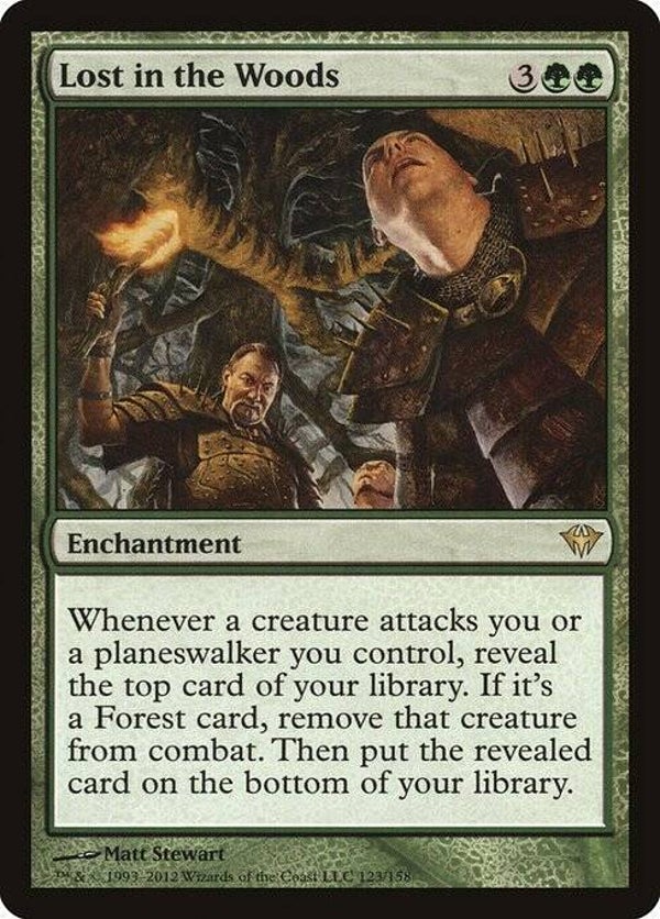 Magic the Gathering (MTG) : Lost in the Woods (Dark Ascension (DKA)) - R - FOIL  (SPLD-PLD)