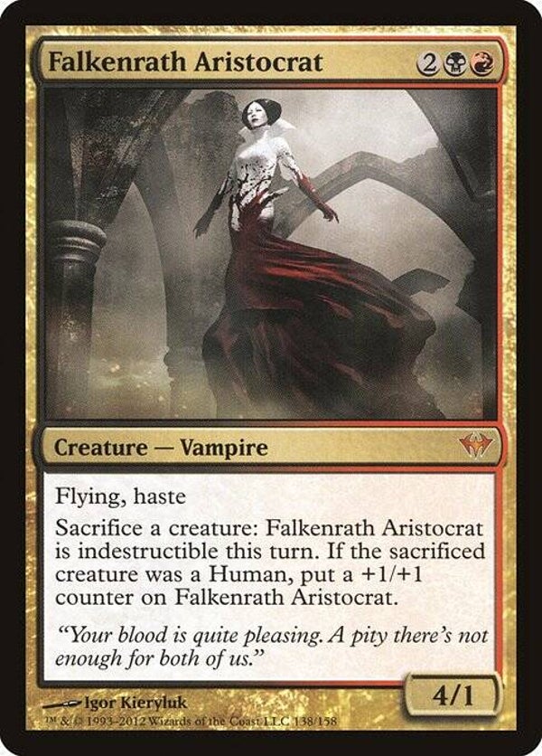 Magic : The Gathering (MTG) : Falkenrath Aristocrat (Dark Ascension (DKA)) - M