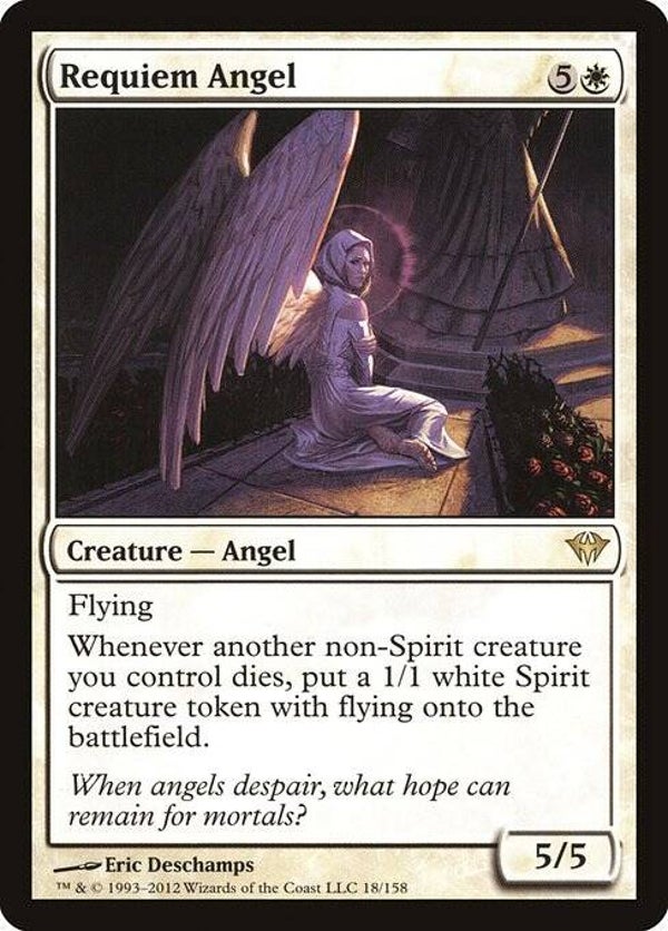 Magic the Gathering (MTG) : Requiem Angel (Dark Ascension (DKA)) - R