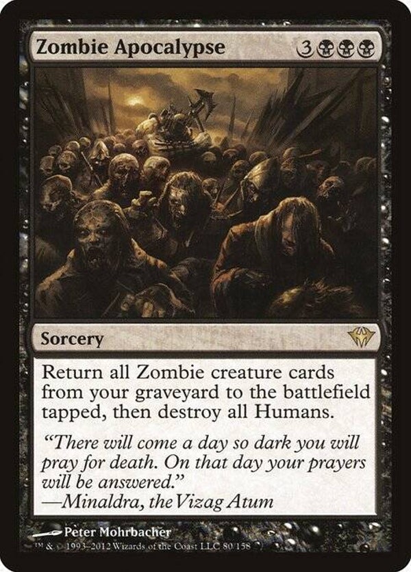 Magic the Gathering (MTG) : Zombie Apocalypse (Dark Ascension (DKA)) - R