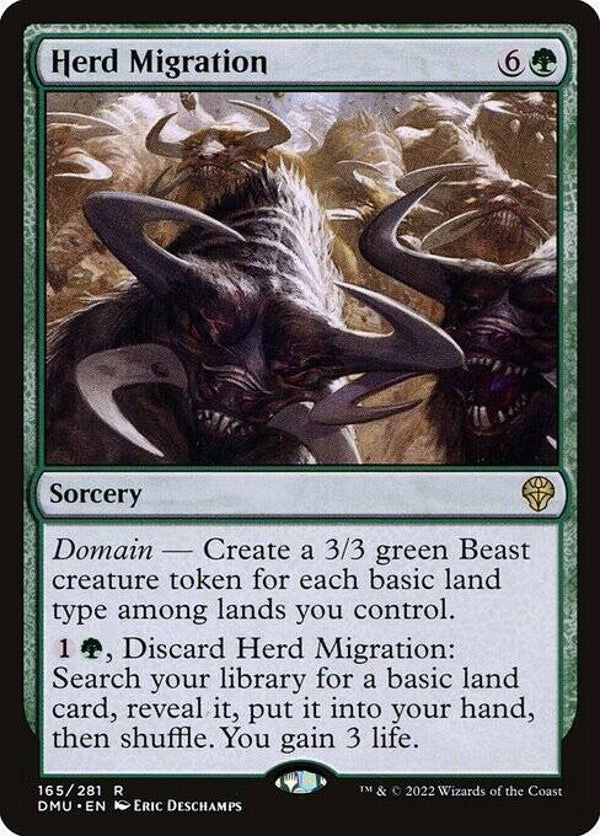 Magic the Gathering (MTG) : Herd Migration (Dominaria United (DMU)) - R