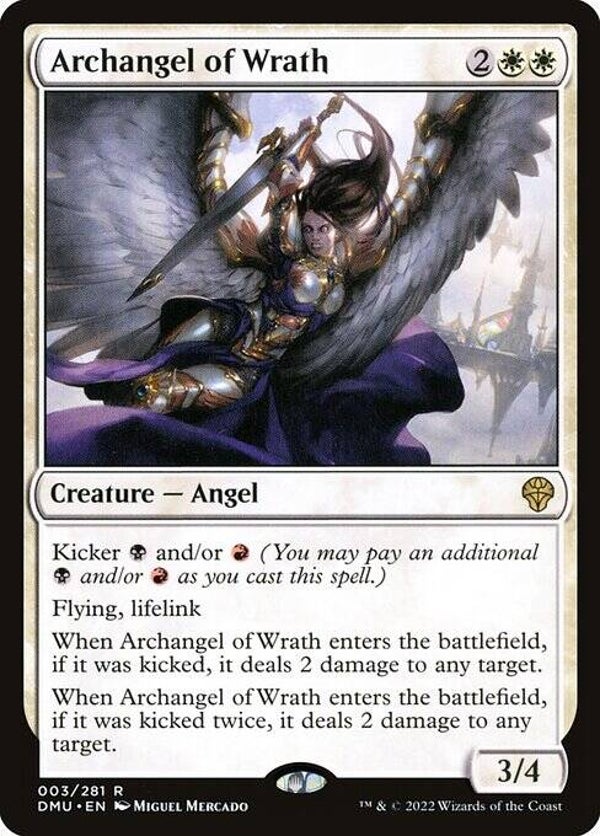 Magic the Gathering (MTG) : Archangel of Wrath (Dominaria United (DMU)) - R
