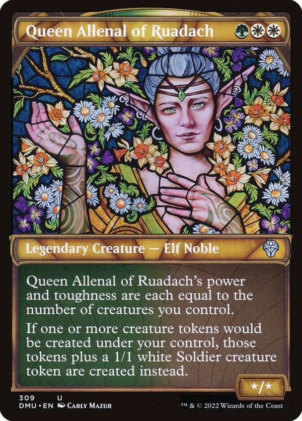 Magic : The Gathering (MTG) : Queen Allenal of Ruadach (V.1) (Dominaria United (DMR)) (Extra : 309) - U