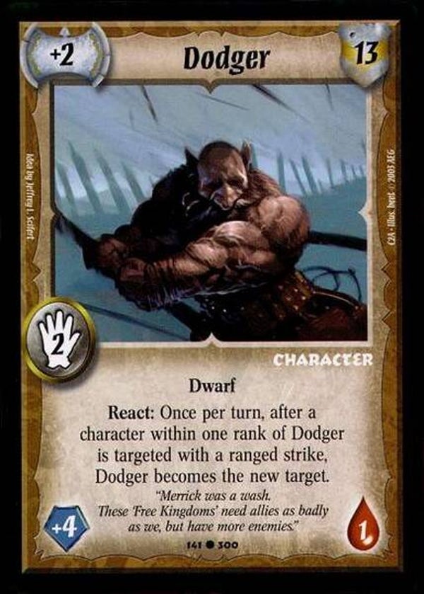 Warlord Saga of the Storm : Dodger - C - C2A