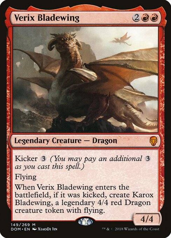Magic : The Gathering (MTG) : Verix Bladewing (Dominaria (DOM)) - M