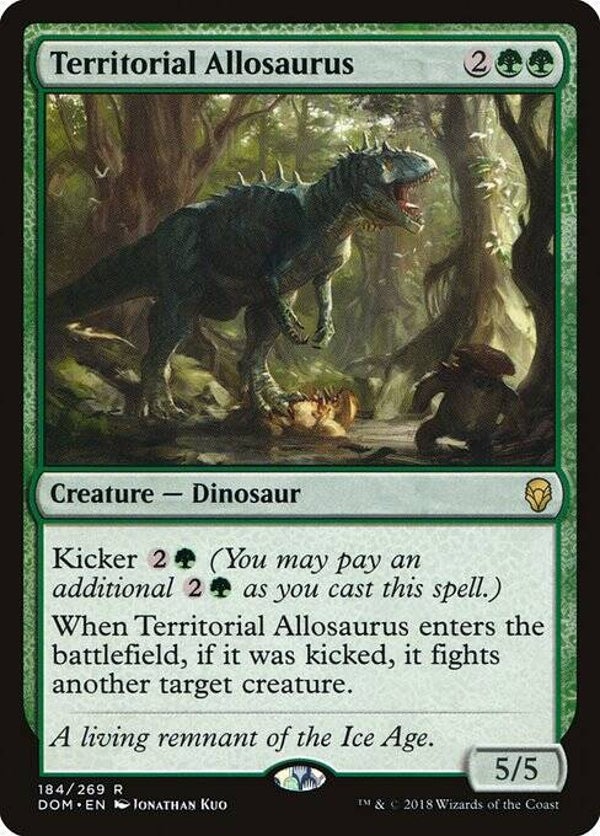 Magic the Gathering (MTG) : Territorial Allosaurus (Dominaria (DOM)) - R