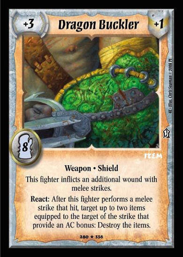 Warlord Saga of the Storm : Dragon Buckler - R - 4E