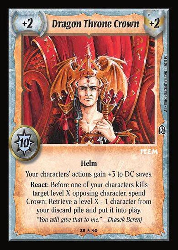 Warlord Saga of the Storm : Dragon Throne Crown -  (Ancient Lore) AL