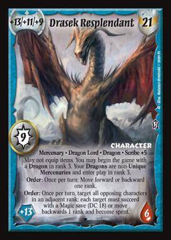 Warlord Saga of the Storm : Drasek Resplendant (4E) - Promo