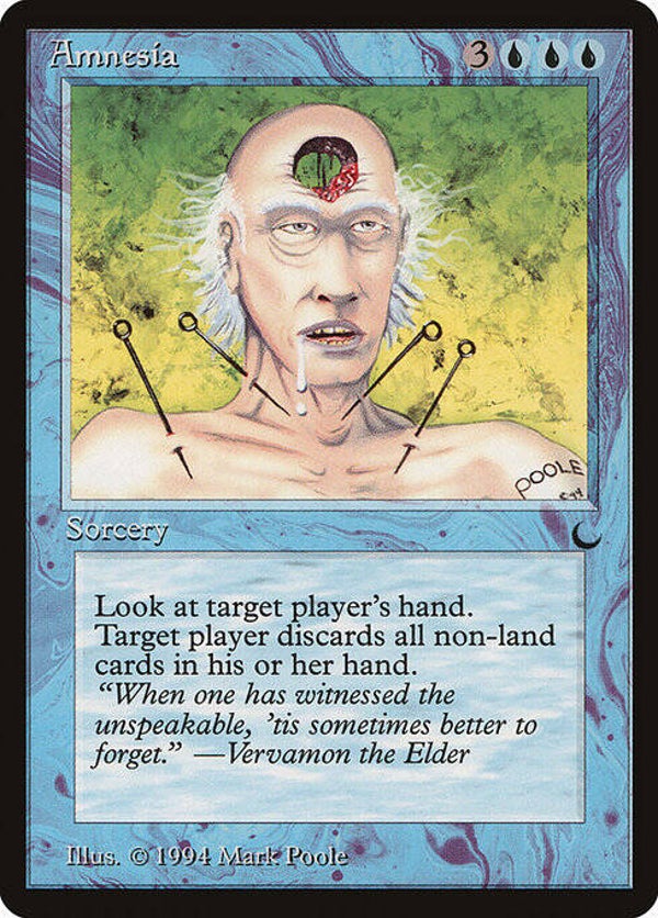 Magic the Gathering (MTG) : Amnesia - (The Dark) - U