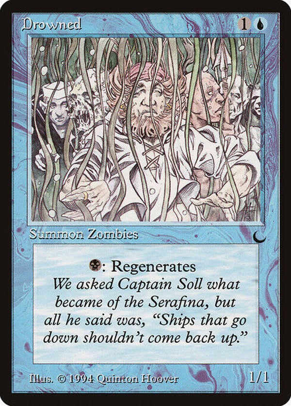 Magic the Gathering (MTG) : Drowned - (The Dark) - C
