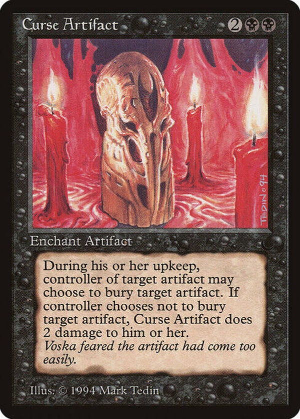 Magic the Gathering (MTG) : Curse Artifact - (The Dark) - U