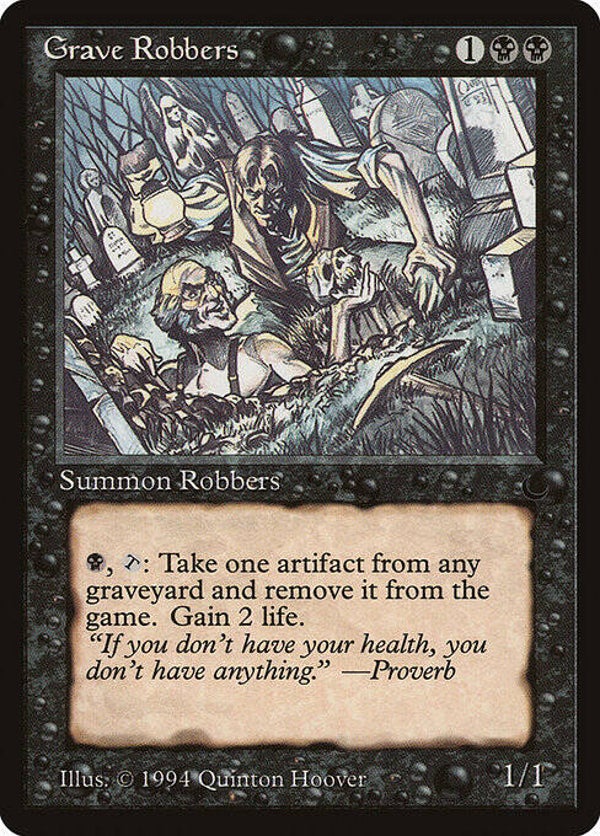 Magic the Gathering (MTG) : Grave Robbers - (The Dark) - R