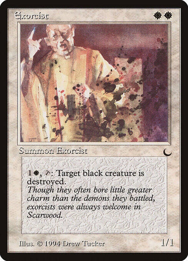 Magic the Gathering (MTG) : Exorcist - (The Dark) - R