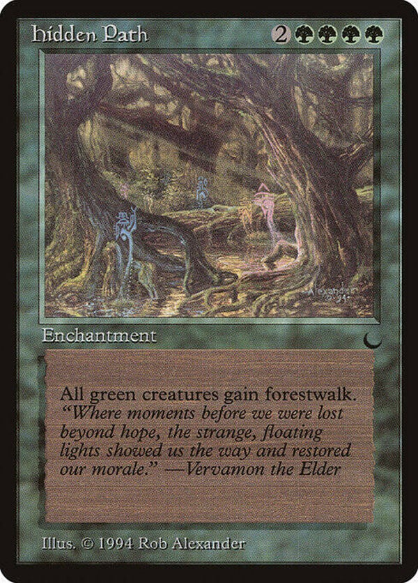 Magic the Gathering (MTG) : Hidden Path - (The Dark) - R