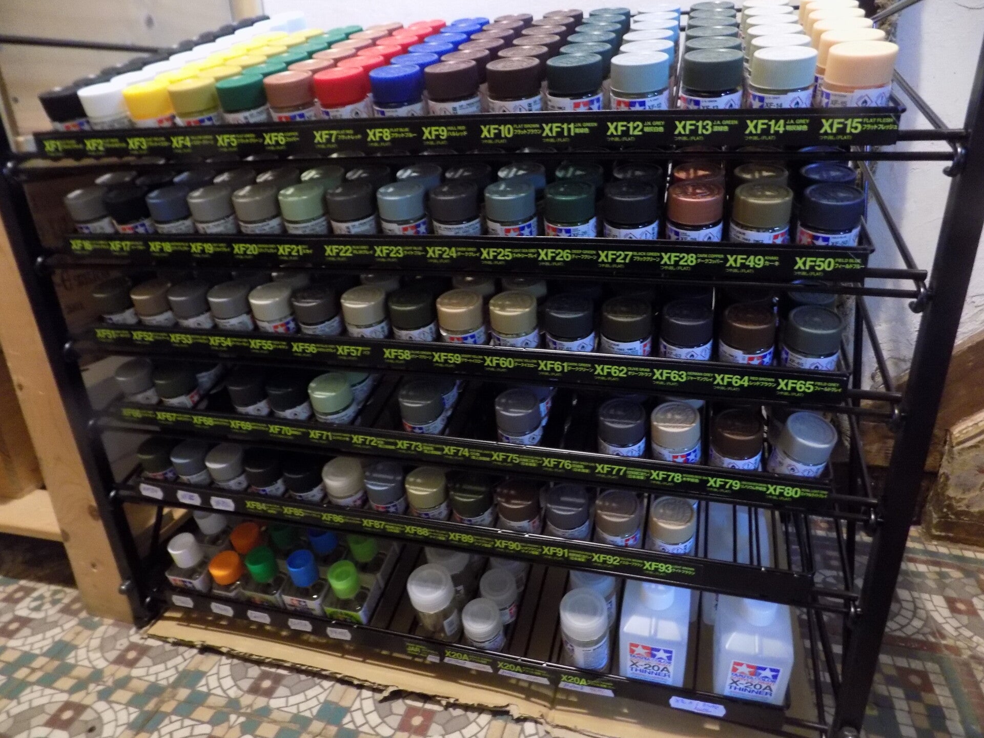 Tamiya stand pic Model Color