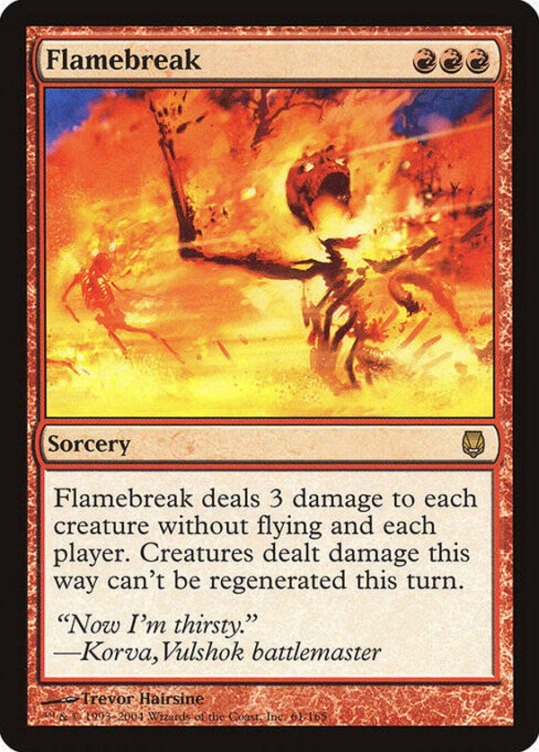 Magic the Gathering (MTG) : Flamebreak (Darksteel (DST)) - R