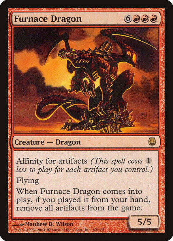 Magic the Gathering (MTG) : Furnace Dragon (Darksteel (DST)) - R