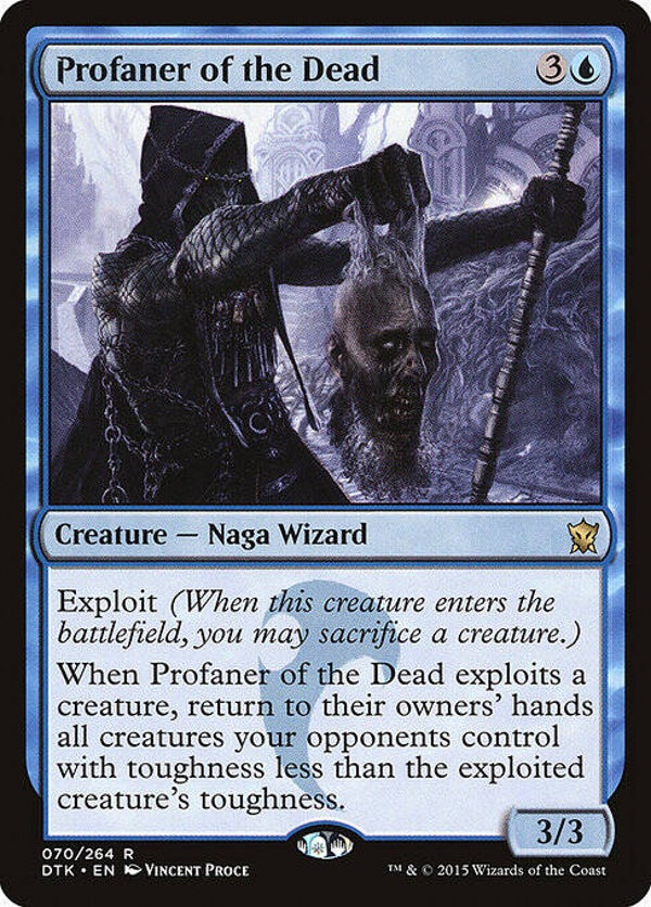 Magic the Gathering (MTG) : Profaner of the Dead (Dragons of Tarkir (DTK)) - R