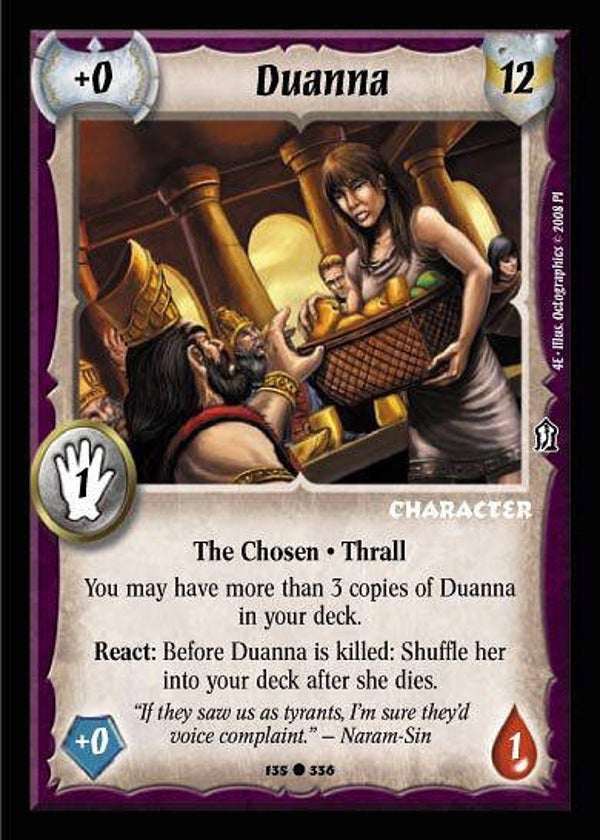 Warlord Saga of the Storm : Duanna - C - 4E
